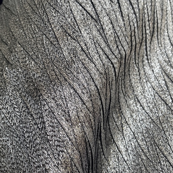 IRO PARIS Frisus Metallic Silver Mini Skirt size 40 eu - Picture 9 of 10